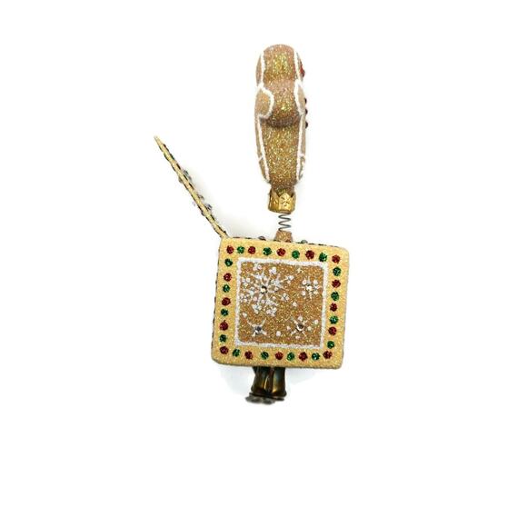 Patricia Breen Jolly Surprise Gingerboy Gingerbread Clip Christmas Tree Ornament - Picture 6 of 8